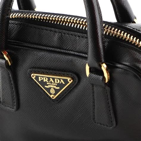 prada saffiano bauletto bag|Prada saffiano leather bag.